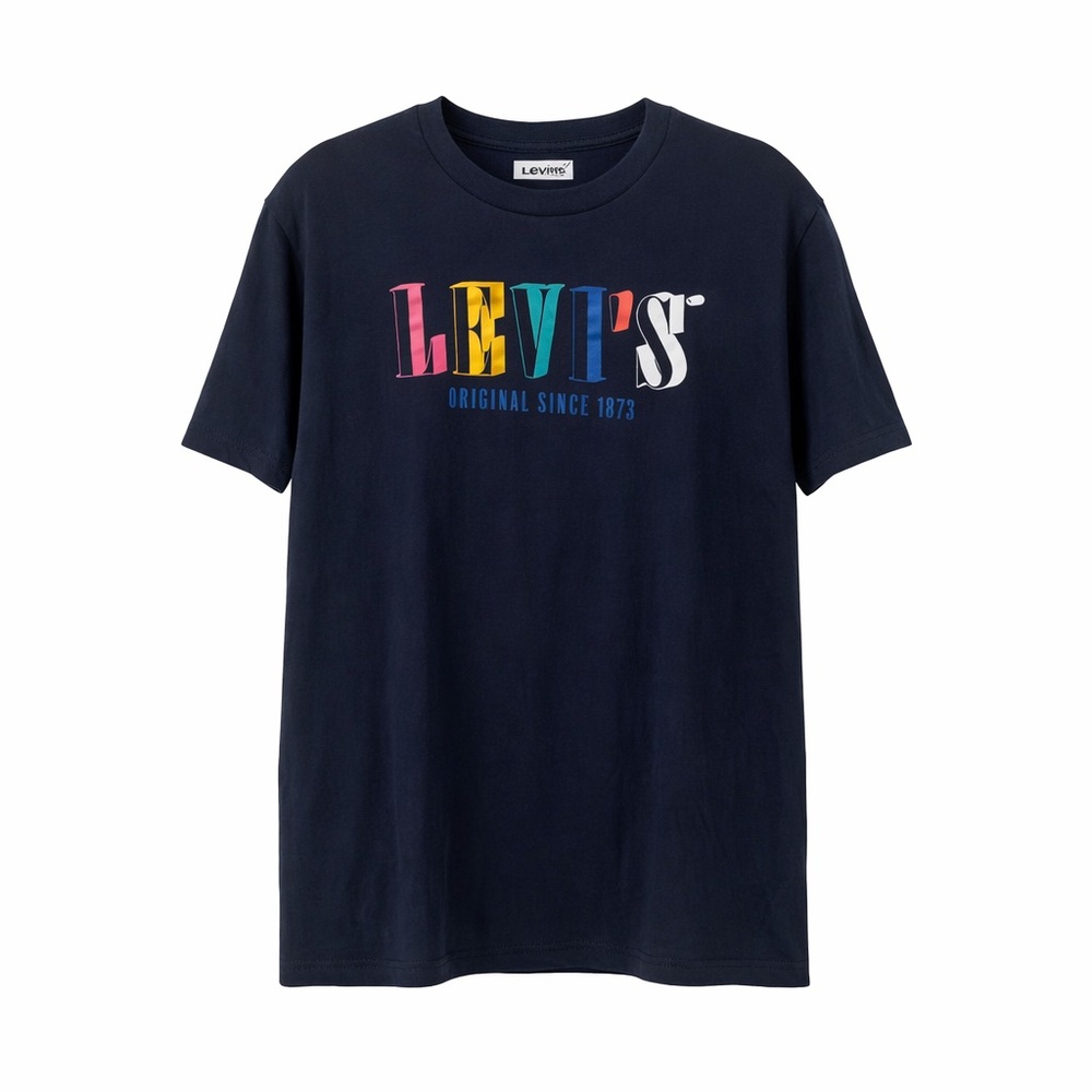 Levi’s Since 1873 Logo Graphic Tee Navy M